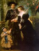 Peter Paul Rubens Rubens with his Wife, Helene Fourmont and Their Son, Peter Paul oil painting reproduction